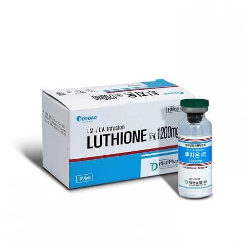 luthione 600mg glutathione Injection Dr. Su Formulations | Size:10 Count - Case of 12 to support skin lightening